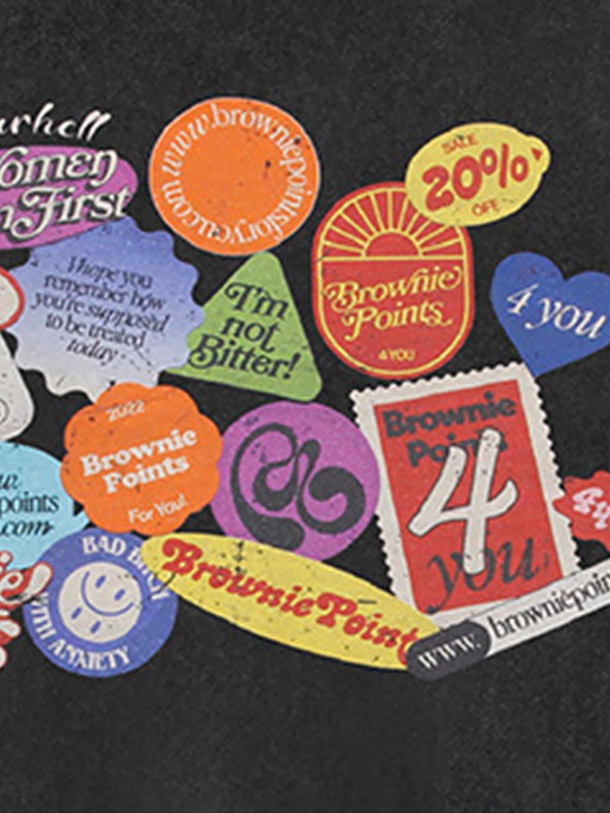 Concert Outfit Graffiti Crew Neck T-Shirt Concert Outfit Graffiti Crew Neck T-Shirt