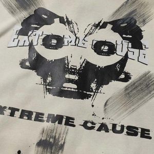 Concert Outfit Graffiti Dot Pattern Print Jacket