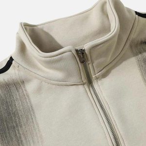 Concert Outfit Graffiti Dot Pattern Print Jacket