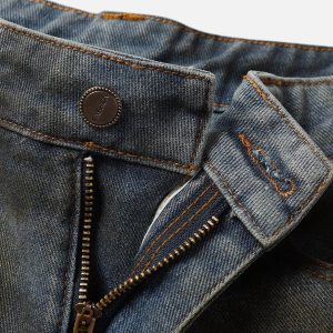 Concert Outfit Graffiti Fringe Jorts