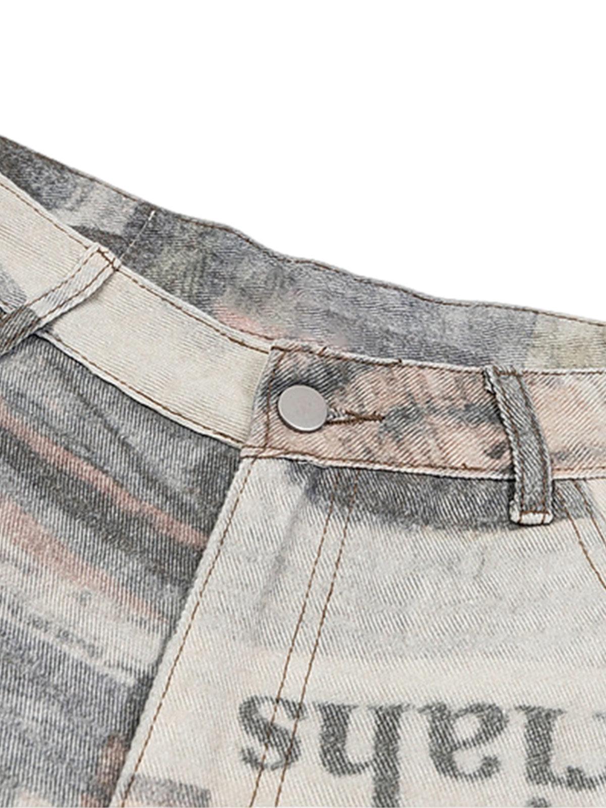 Concert Outfit Graffiti Newspaper Baggy Jeans Concert Outfit Graffiti Newspaper Baggy Jeans