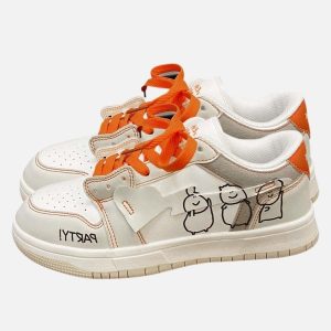 Concert Outfit Graffiti Niche Sports Trend Board Shoes