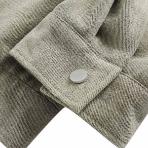 Concert Outfit Graffiti Patchwork Lapel Denim Jacket