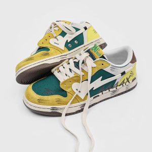 Concert Outfit Graffiti Skate Sports Casual Shoes