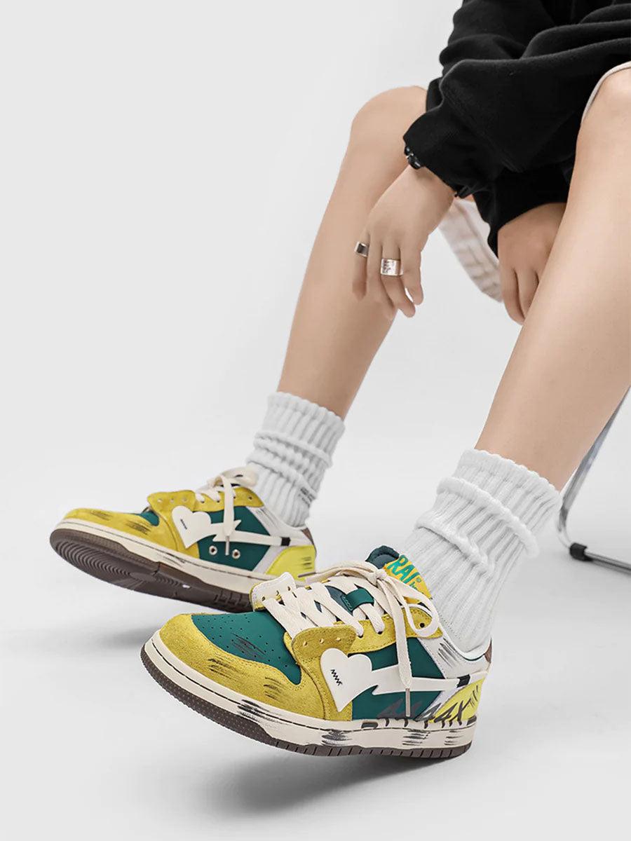 Concert Outfit Graffiti Skate Sports Casual Shoes Concert Outfit Graffiti Skate Sports Casual Shoes