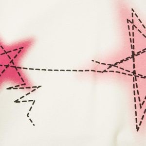 Concert Outfit Graffiti Star Hoodie