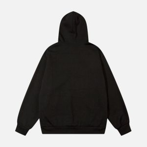 Concert Outfit Graffiti Star Hoodie