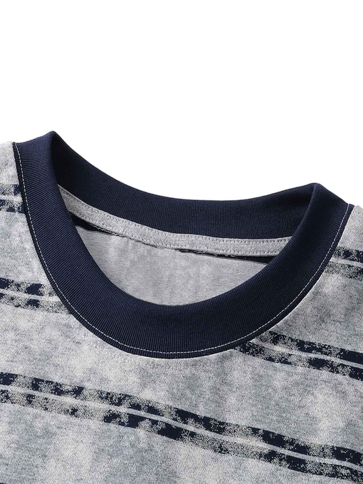 Concert Outfit Graphic Lettering Striped Oversized T-Shirt Concert Outfit Graphic Lettering Striped Oversized T-Shirt