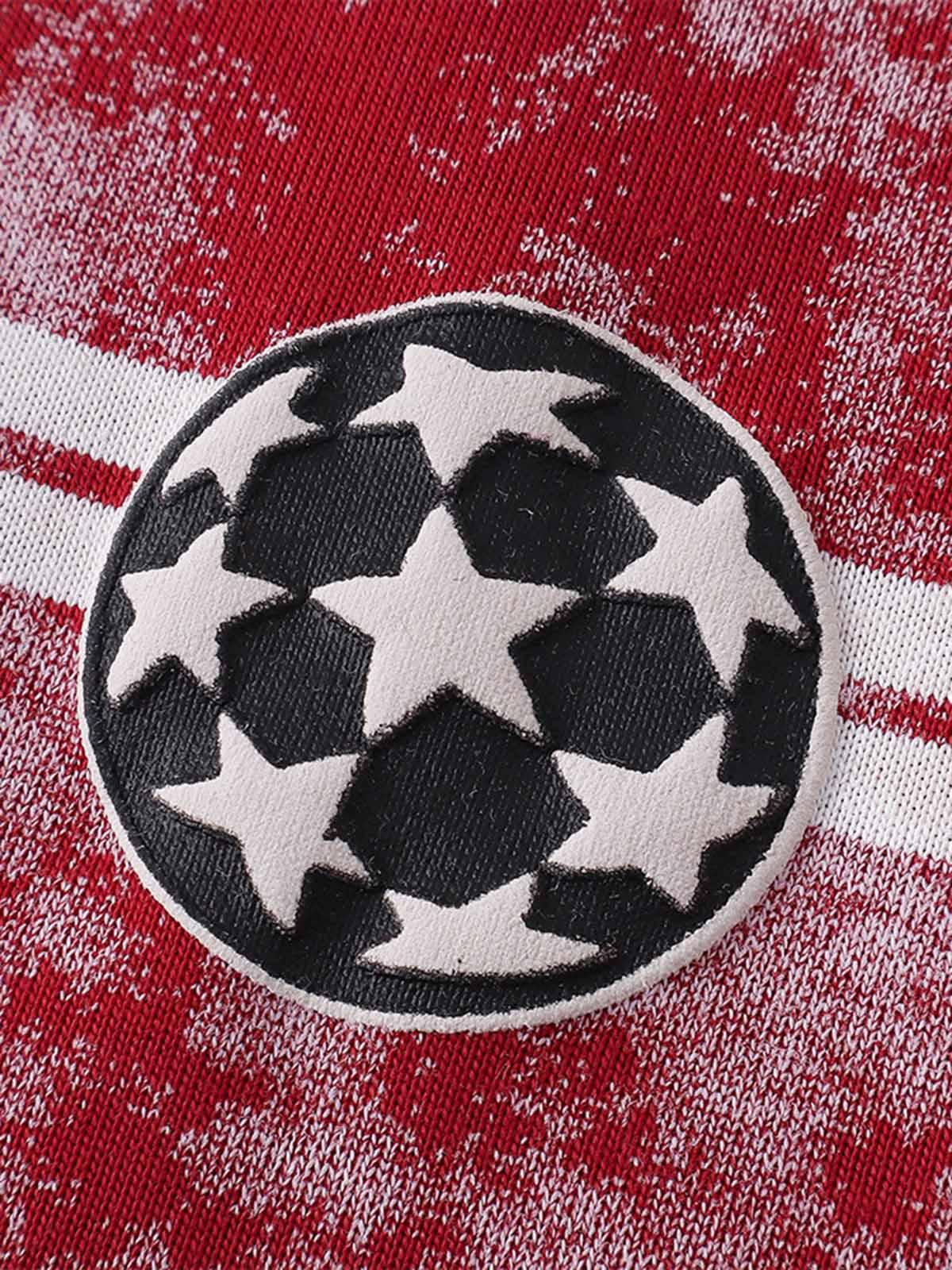 Concert Outfit Graphic Lettering Striped Oversized T-Shirt Concert Outfit Graphic Lettering Striped Oversized T-Shirt