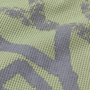 Concert Outfit Half Zip Crew Neck Printed Knitted Sweater