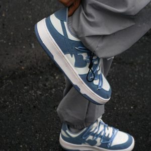 Concert Outfit Haze Blue Love Breathable Board Shoes