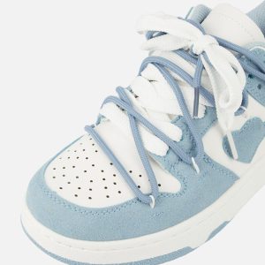 Concert Outfit Haze Blue Love Breathable Board Shoes