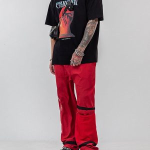 Concert Outfit Head Print Hip Hop T-Shirt