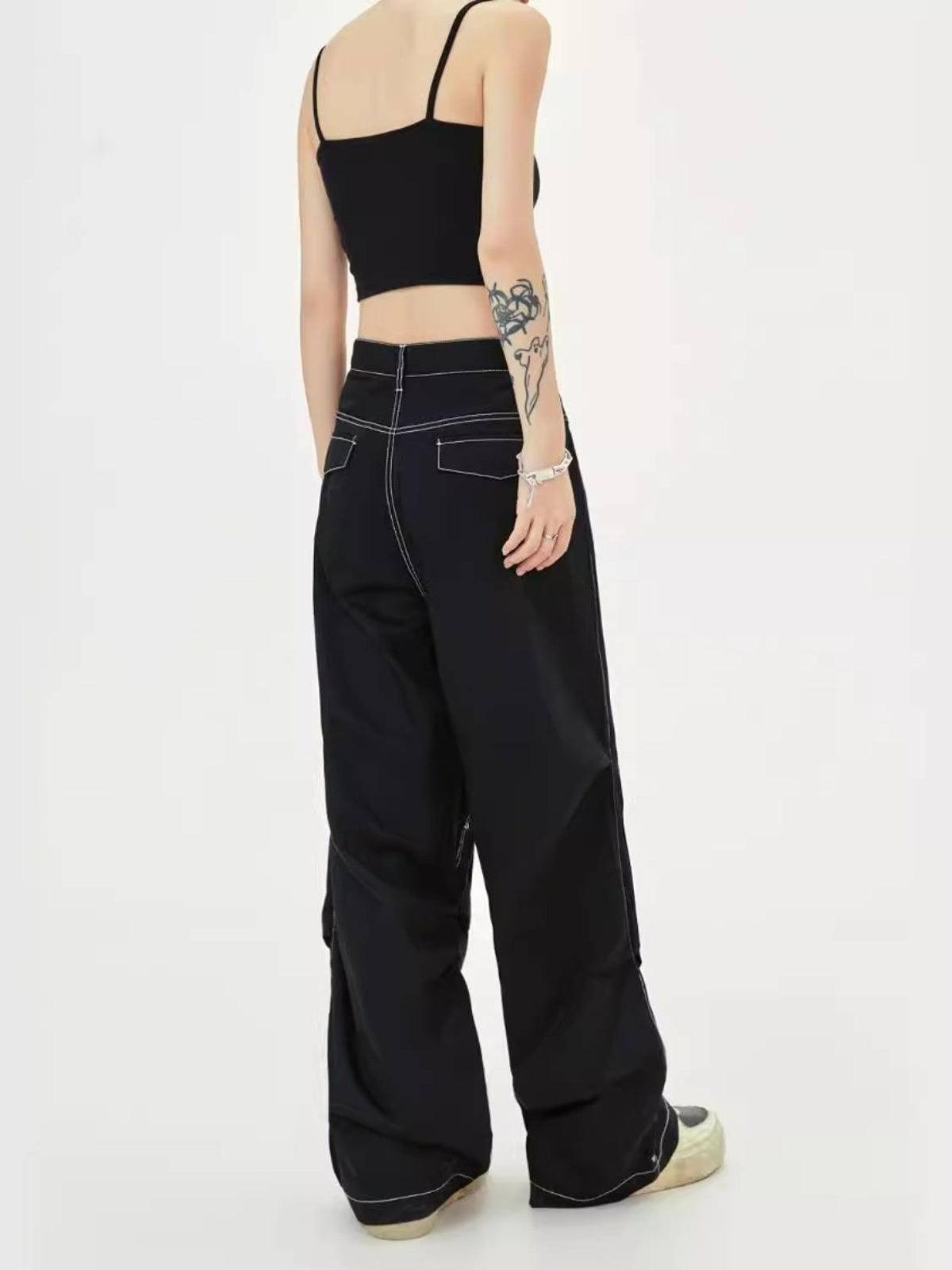 Concert Outfit Heart Rivet Multi-Pocket Jeans Concert Outfit Heart Rivet Multi-Pocket Jeans