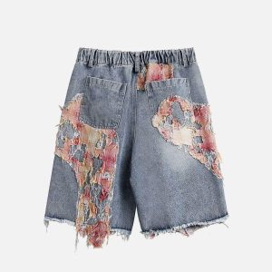 Concert Outfit Heavy Craftsmanship Lace Jorts
