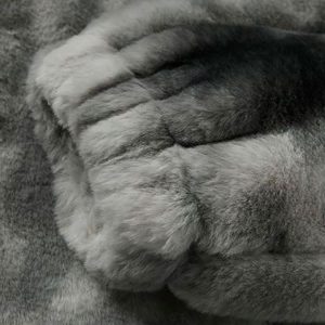 Concert Outfit Heavy-Duty Faux Lambswool Tie-Dye Urban Jacket