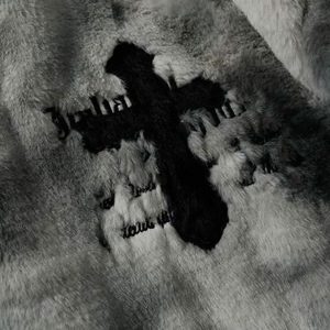 Concert Outfit Heavy-Duty Faux Lambswool Tie-Dye Urban Jacket