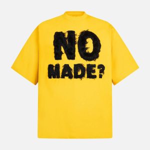 Concert Outfit Heavy Retro Patch Embroidered T-Shirt