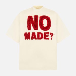 Concert Outfit Heavy Retro Patch Embroidered T-Shirt