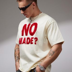 Concert Outfit Heavy Retro Patch Embroidered T-Shirt