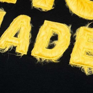 Concert Outfit Heavy Retro Patch Embroidered T-Shirt