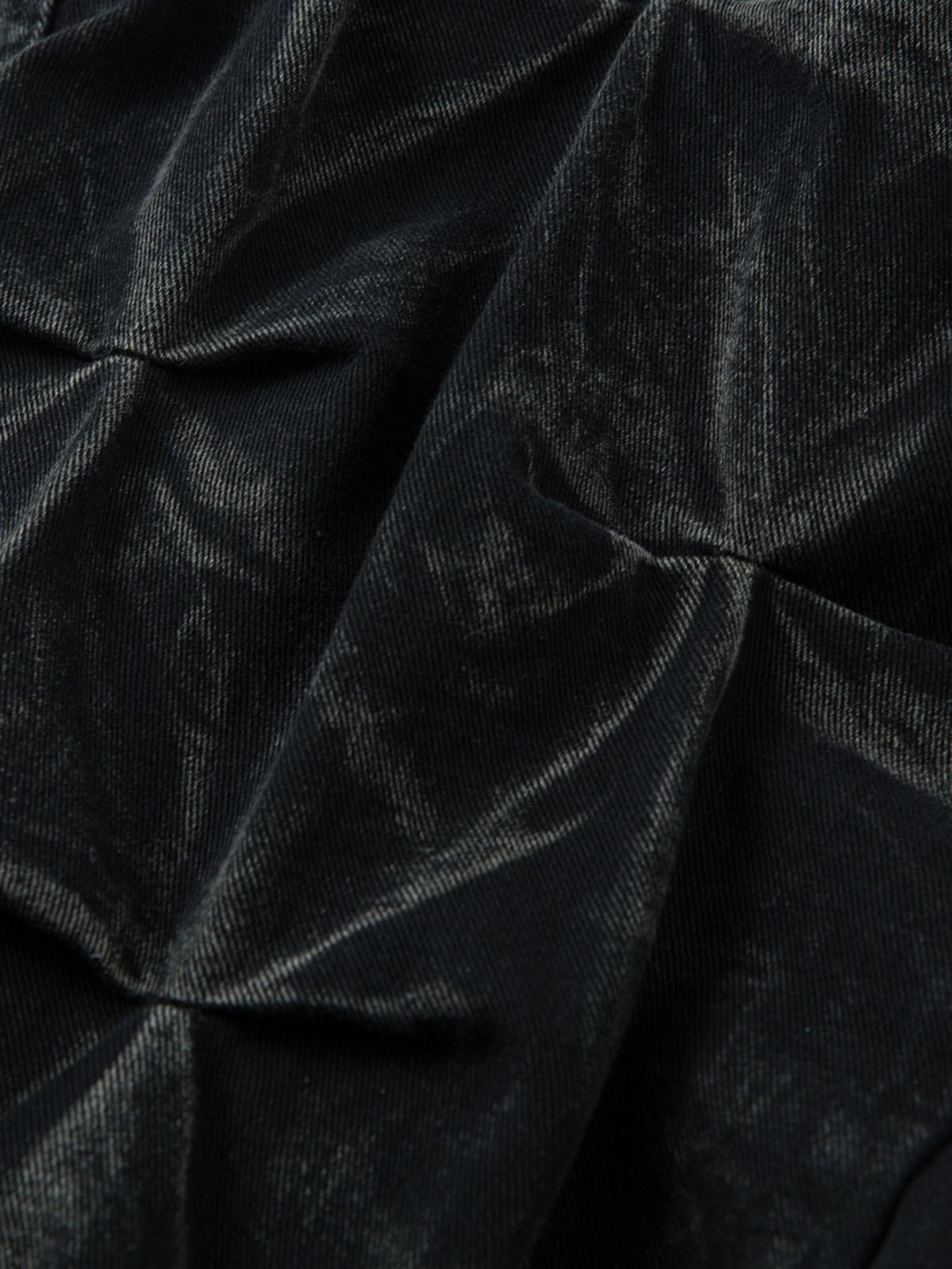 Concert Outfit Heavy Washed Distressed Pleated Baggy Jeans Concert Outfit Heavy Washed Distressed Pleated Baggy Jeans