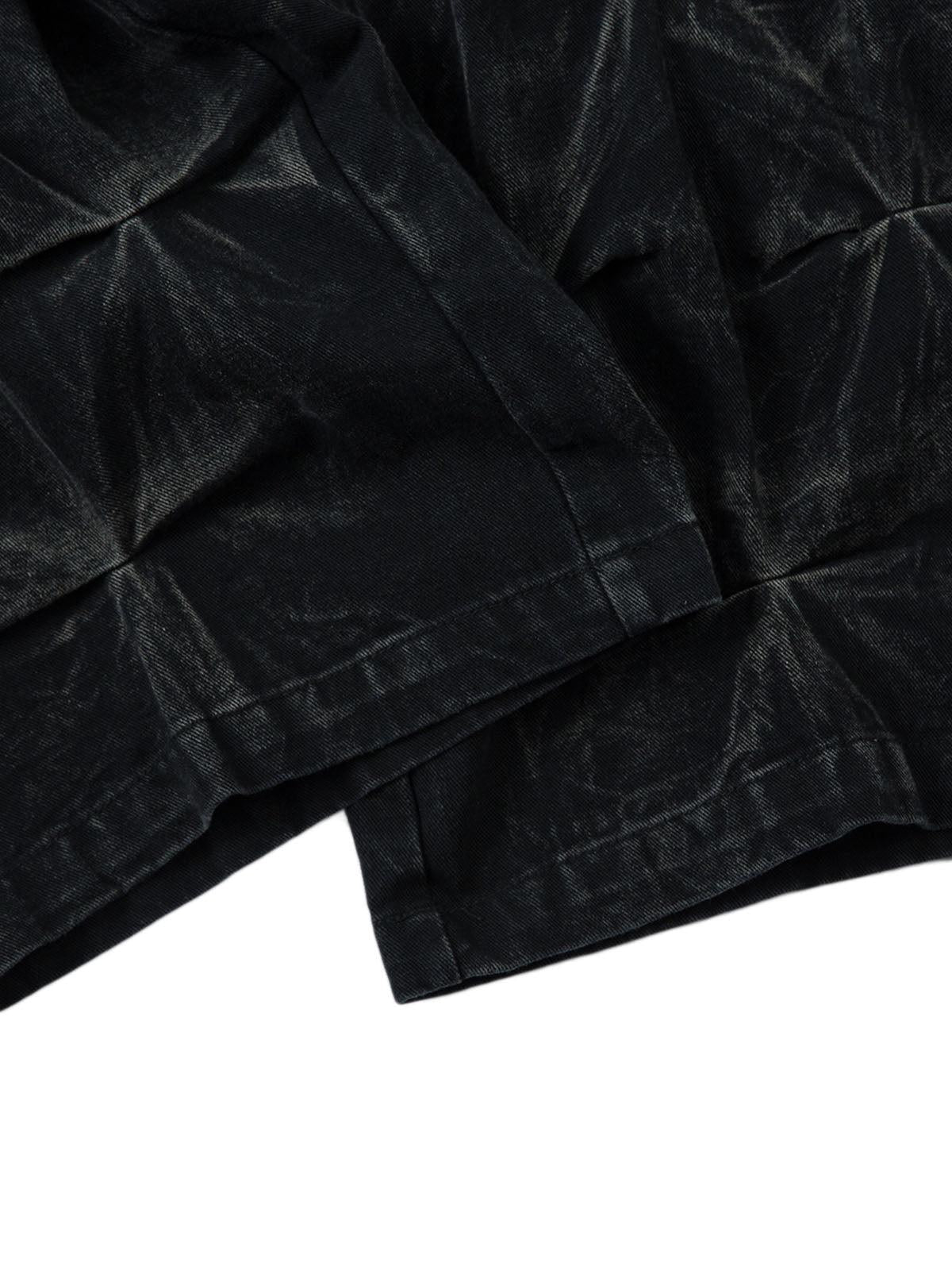 Concert Outfit Heavy Washed Distressed Pleated Baggy Jeans Concert Outfit Heavy Washed Distressed Pleated Baggy Jeans