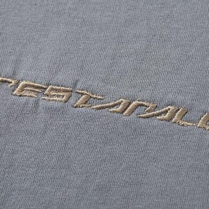 Concert Outfit Heavy Washed Street Metal Collar T-Shirt