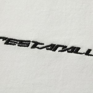 Concert Outfit Heavy Washed Street Metal Collar T-Shirt