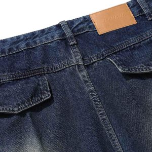 Concert Outfit Heavy Washed Workwear Baggy Barrel Jeans