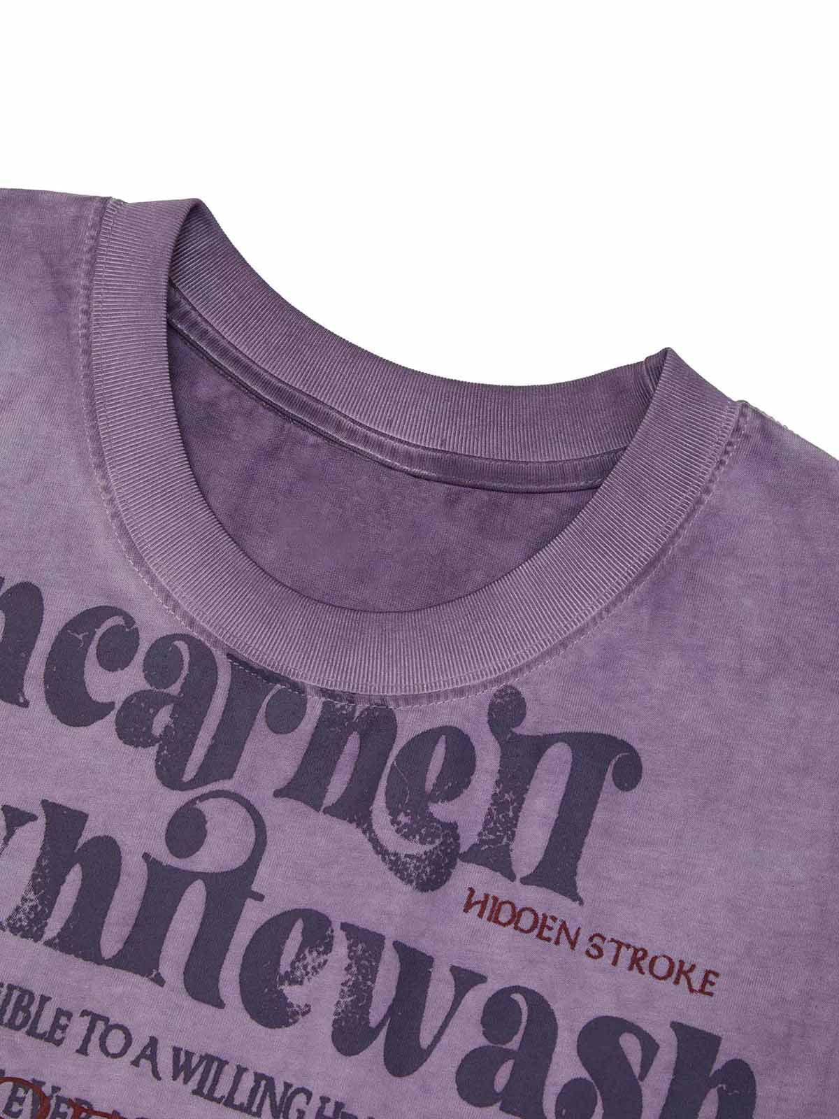 Concert Outfit Heavy Worker Washed And Broken Retro Font Vest Concert Outfit Heavy Worker Washed And Broken Retro Font Vest