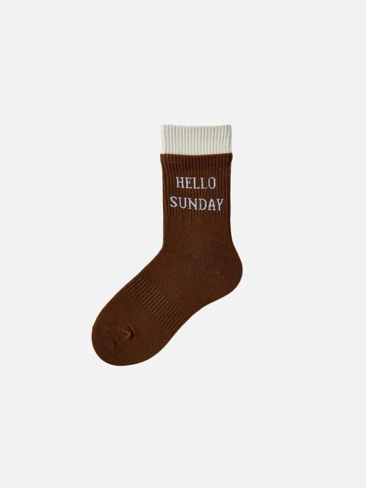 Concert Outfit HELLO SUNDAY' Socks Concert Outfit HELLO SUNDAY' Socks
