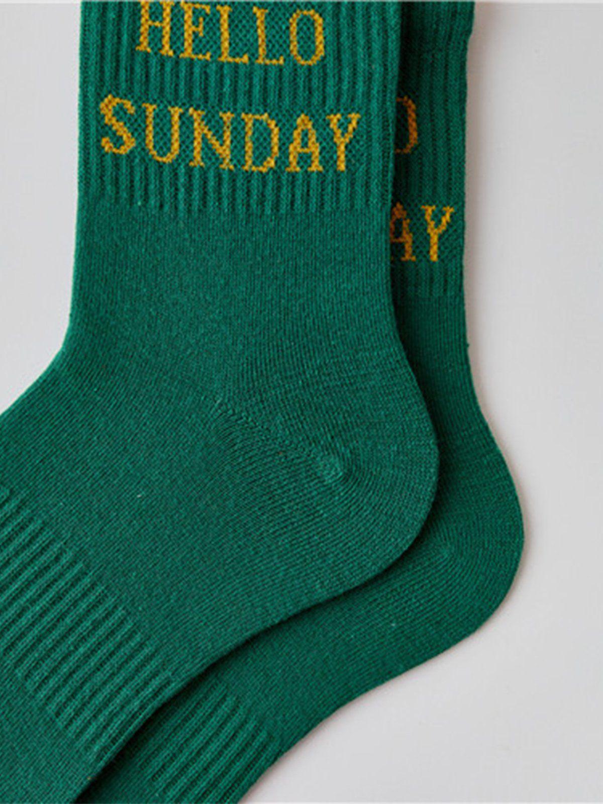 Concert Outfit HELLO SUNDAY' Socks Concert Outfit HELLO SUNDAY' Socks