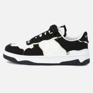 Concert Outfit High Street Black And White Board Casual Shoes