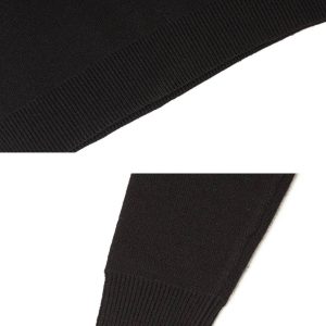 Concert Outfit High Street Detachable Fur Collar Half-Zipped Sweater