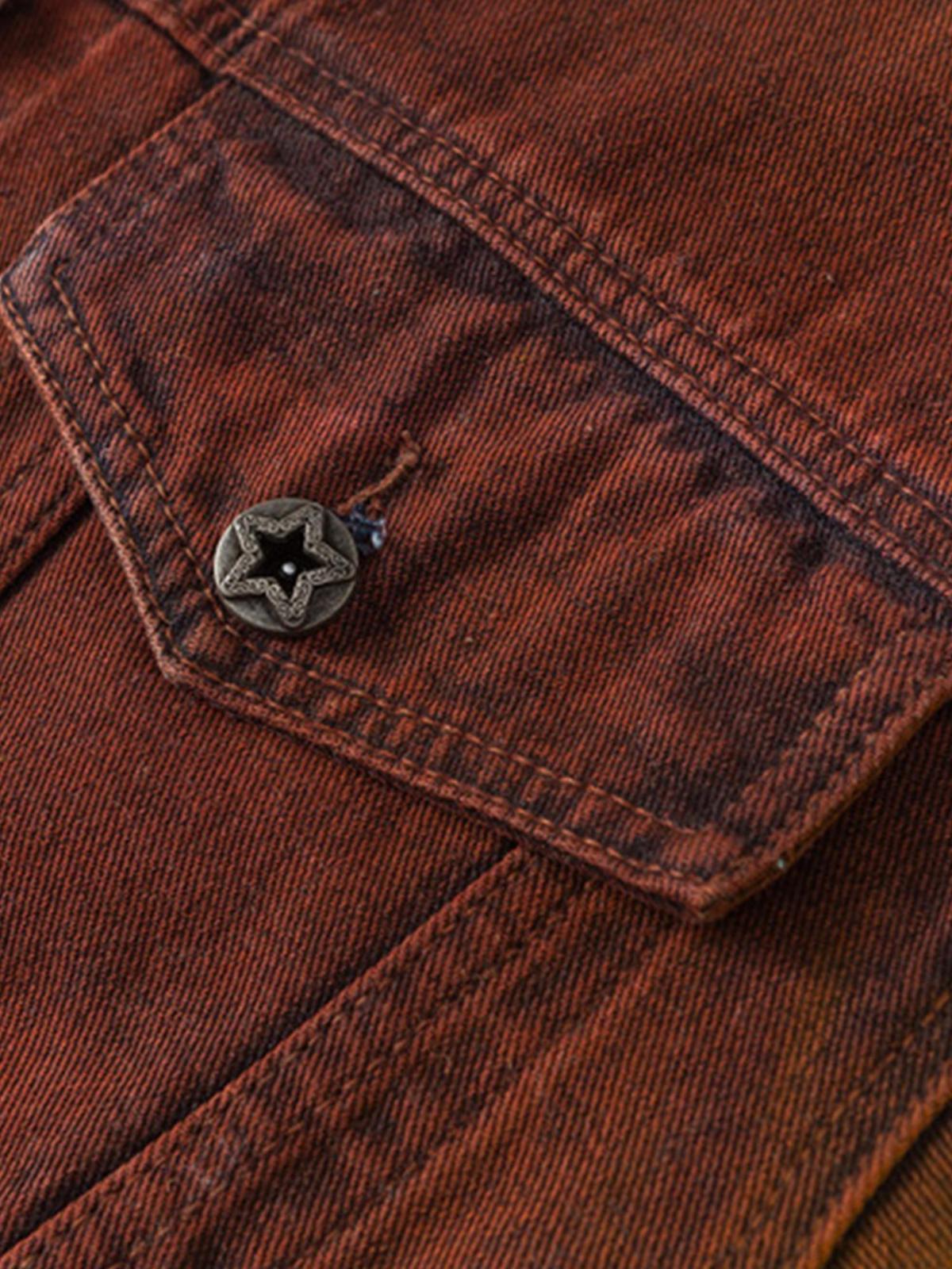 Concert Outfit High Street Distressed Spray-Painted Denim Jacket Concert Outfit High Street Distressed Spray-Painted Denim Jacket