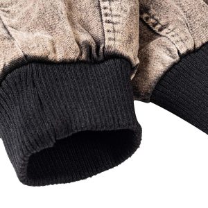 Concert Outfit High Street Distressed Washed Work Jacket