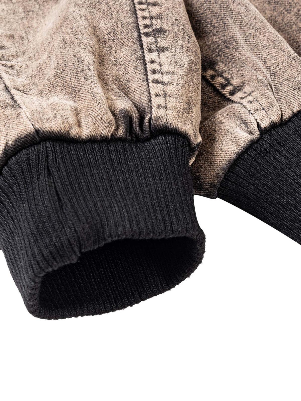 Concert Outfit High Street Distressed Washed Work Jacket Concert Outfit High Street Distressed Washed Work Jacket