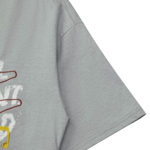 Concert Outfit High Street Embroidered Letters Creative Printed T-Shirt