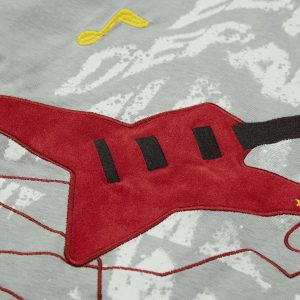 Concert Outfit High Street Embroidered Letters Creative Printed T-Shirt