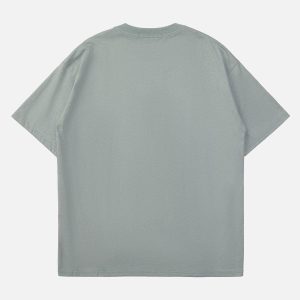 Concert Outfit High Street Embroidered Letters Creative Printed T-Shirt