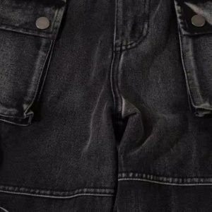 Concert Outfit High Street Embroidery Hip-Hop Jeans