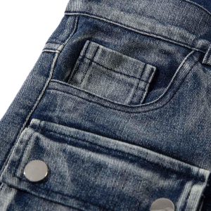 Concert Outfit High Street Embroidery Hip-Hop Jeans