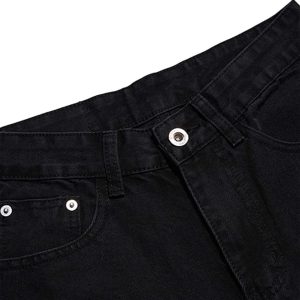 Concert Outfit High Street Embroidery Retro Jeans