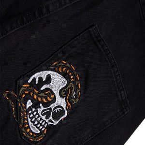 Concert Outfit High Street Embroidery Retro Jeans