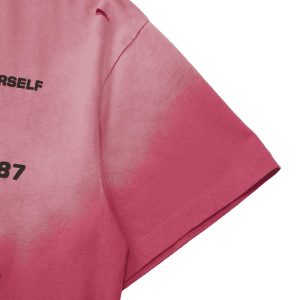 Concert Outfit High Street Gradient Design Hole T-Shirt