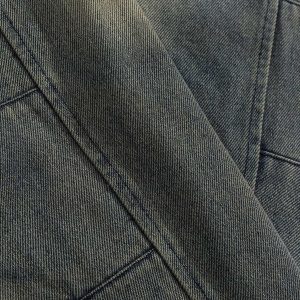 Concert Outfit High Street Hip-Hop Distressed Washed Denim Jacket