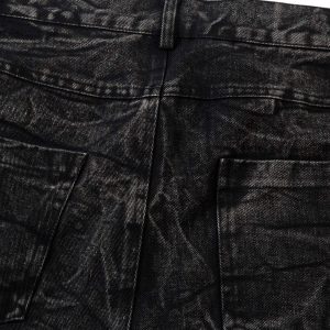 Concert Outfit High Street Hip-Hop Distressed Washed Jeans