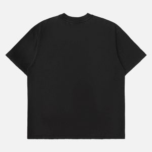 Concert Outfit High Street Hip Hop Hole Design T-Shirt