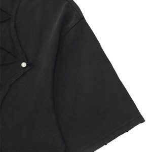 Concert Outfit High Street Hip Hop Hole Design T-Shirt